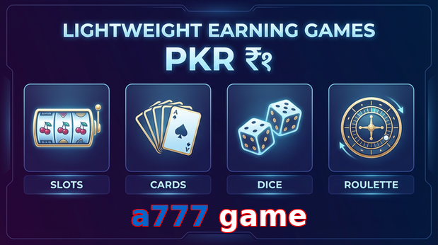 Payment and PKR controls in A777 Game
